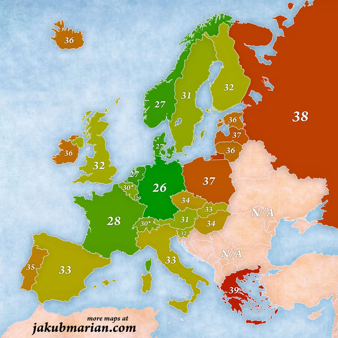 Średnia liczba godzin pracy w tygodniu