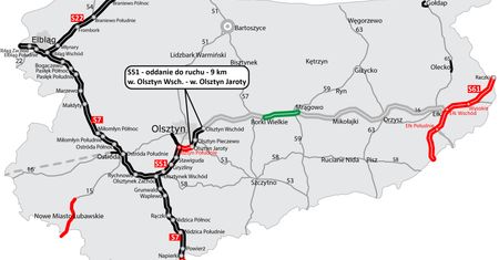 Nowy odcinek obwodnicy Olsztyna otwarty. Trzy miesiące przed terminem