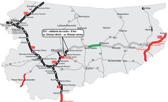 Nowy odcinek obwodnicy Olsztyna otwarty. Trzy miesiące przed terminem