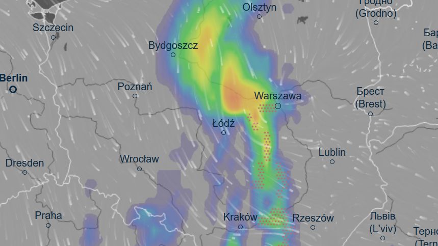 Pogoda. Niedziela pod znakiem deszczu