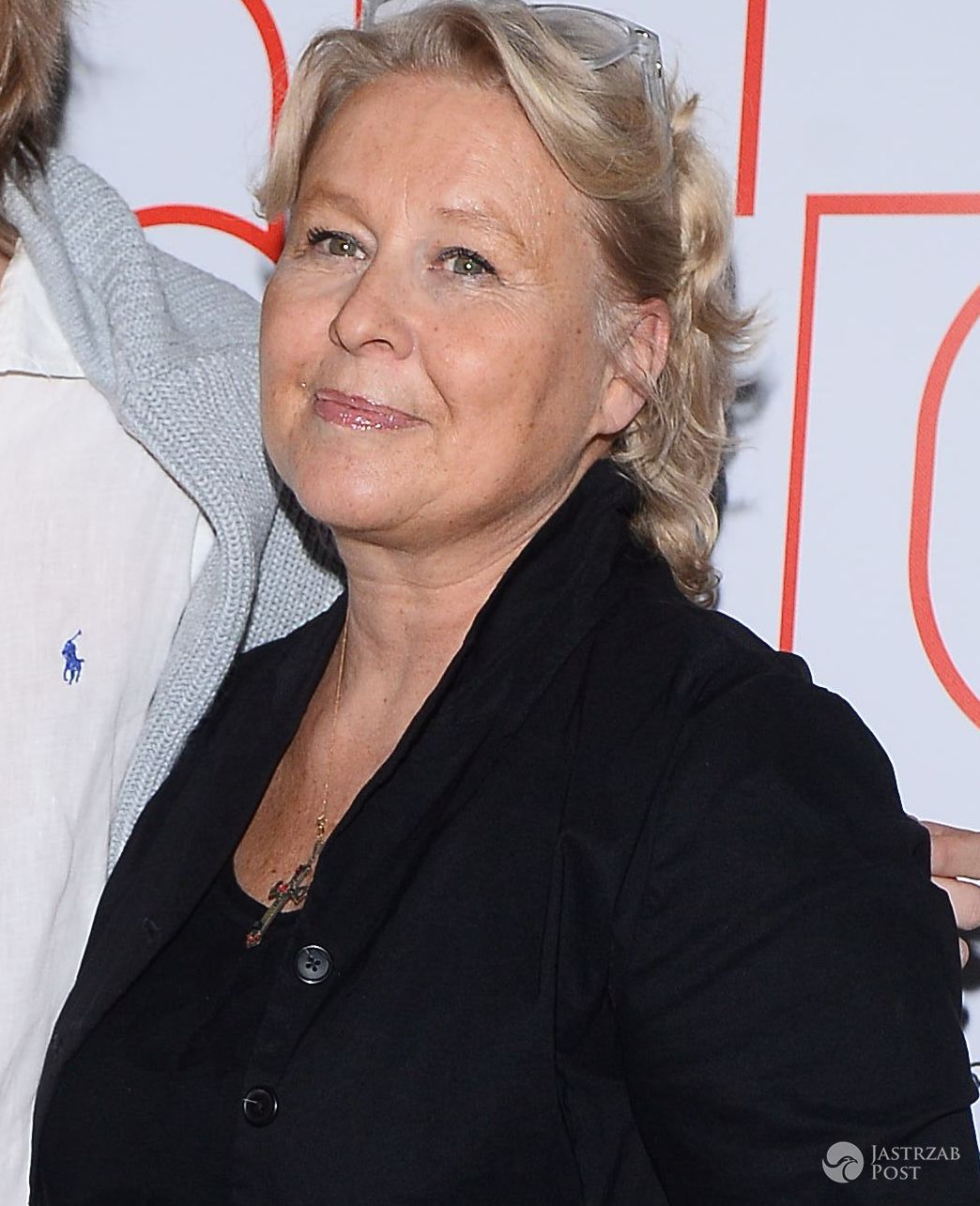 Joanna Sarapata na pokazie Łukasza Jemioła