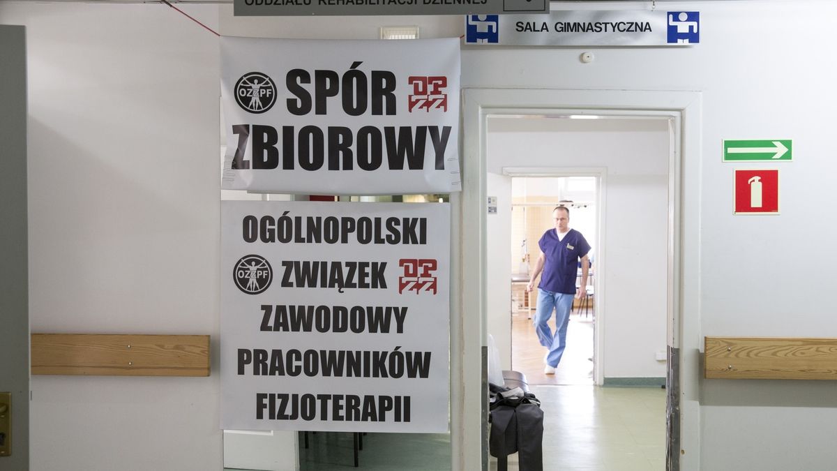 Protest fizjoterapeutów zaczął się we wtorek. 