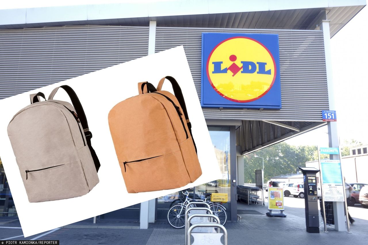 Lidl i papierowe plecaki. W sprzedaży pojawiły się ekologiczne plecaki w stylu miejskim