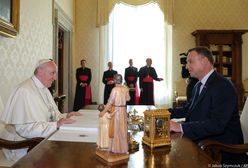 Prezydent Andrzej Duda spotkał się z papieżem Franciszkiem w Watykanie