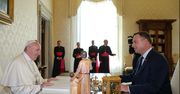 Prezydent Andrzej Duda spotkał się z papieżem Franciszkiem w Watykanie