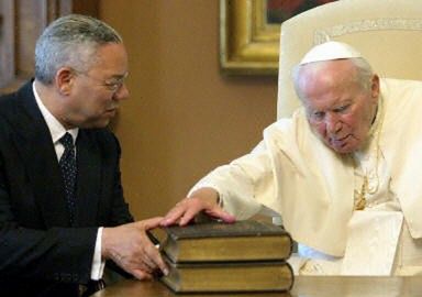 Colin Powell w Watykanie