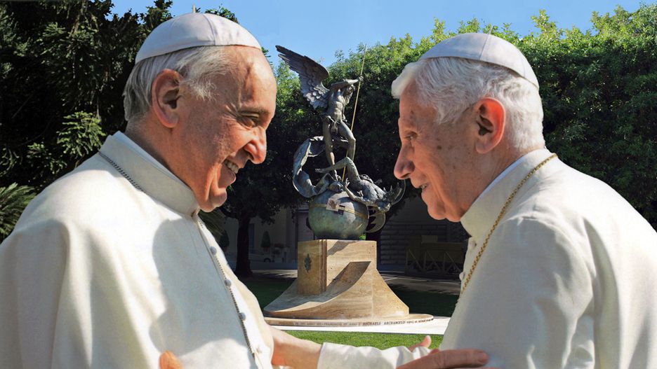 Franciszek i Benedykt XVI to główni (anty)bohaterowie "Papieża"