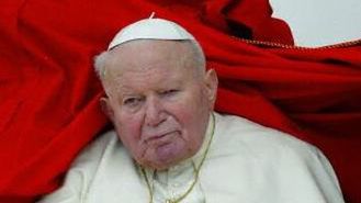 Jan Paweł II w czasie audiencji