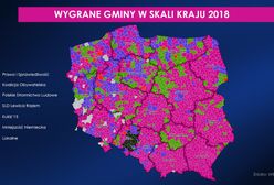 "Polska na różowo", czyli "znikający" sukces wyborczy PiS