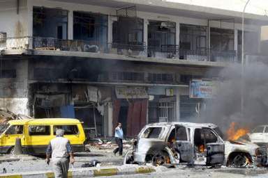 Wybuch samochodu-pułapki w Bagdadzie