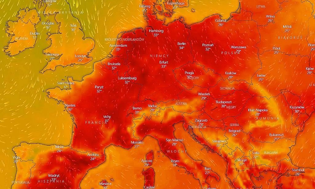 Fale upałów już niejednokrotnie zabiły tysiące Europejczyków