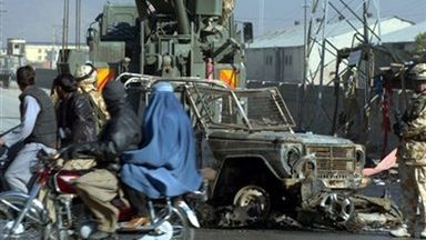 Samochód, który eksplodował w Kabulu