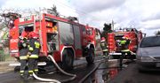 Pożar w Wyrzysku. Mężczyzna trafił do szpitala