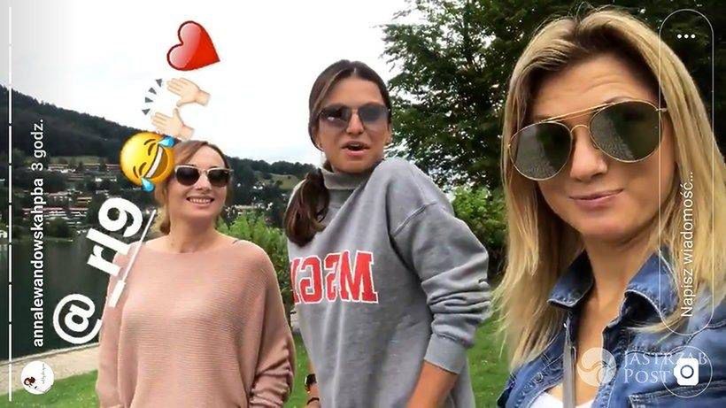 Ania Lewandowska z Klara i przyjaciółkami pojechała na weekend nad jezioro do Bawarii