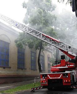 Pożar sali gimnastycznej w Bytomiu