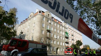 Budynek, w którym wybuchł pożar