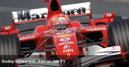 Godny konkurent - Ferrari 248 F1
