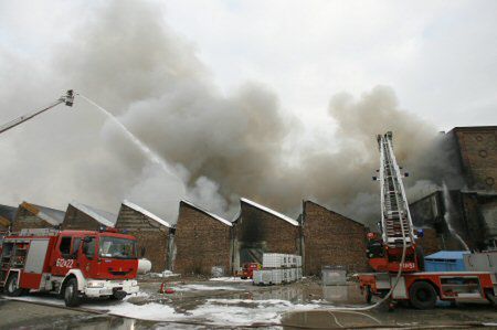 Niebezpieczny pożar w Sosnowcu