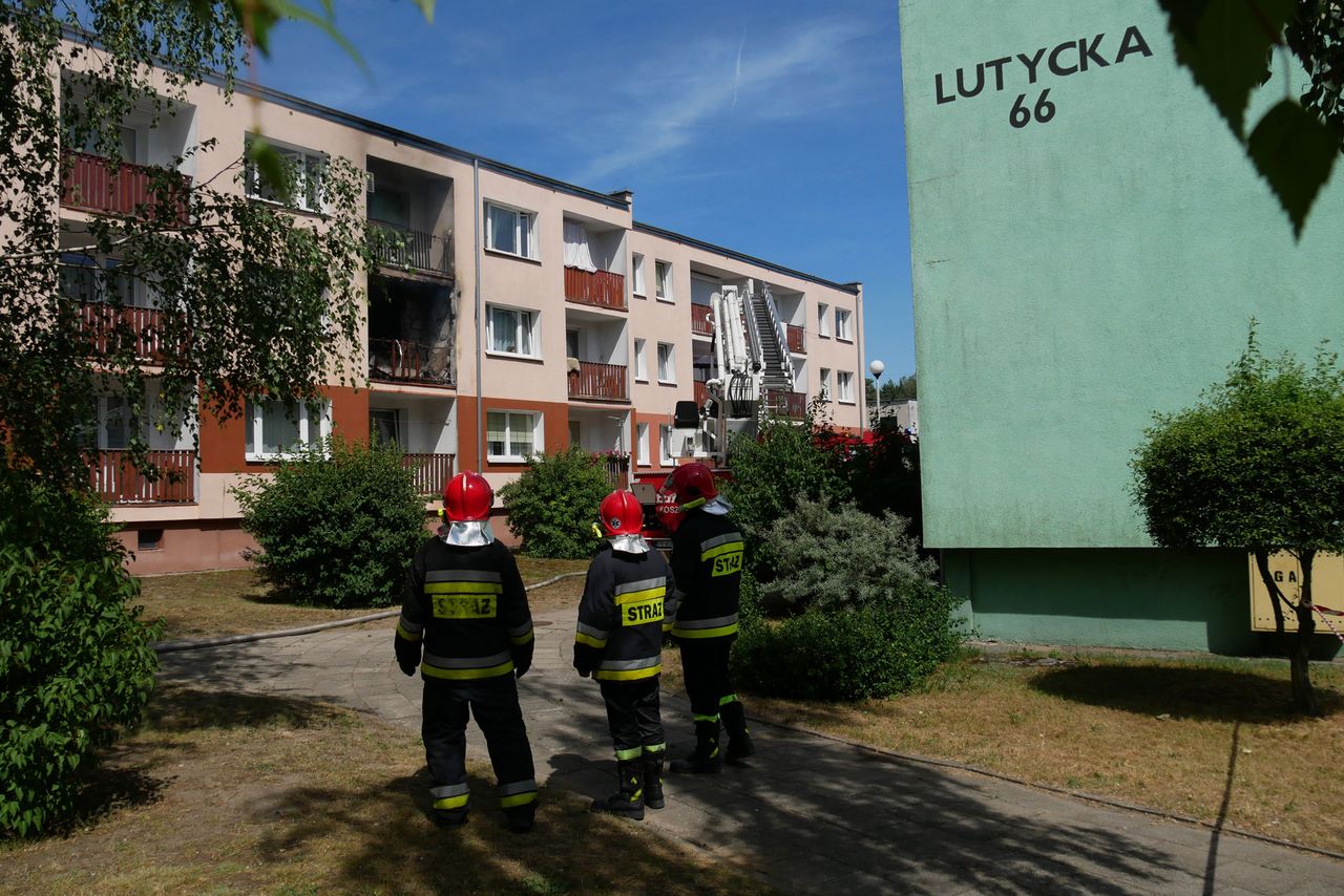 Pożar w mieszkaniu. 7 osób zostało ewakuowanych