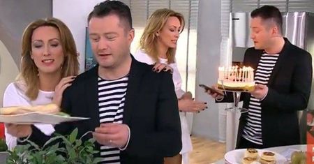 Jarosław Kuźniar obchodzi dzisiaj urodziny! Anna Kalczyńska: "Ja potrzymam, a ty dmuchaj" :)