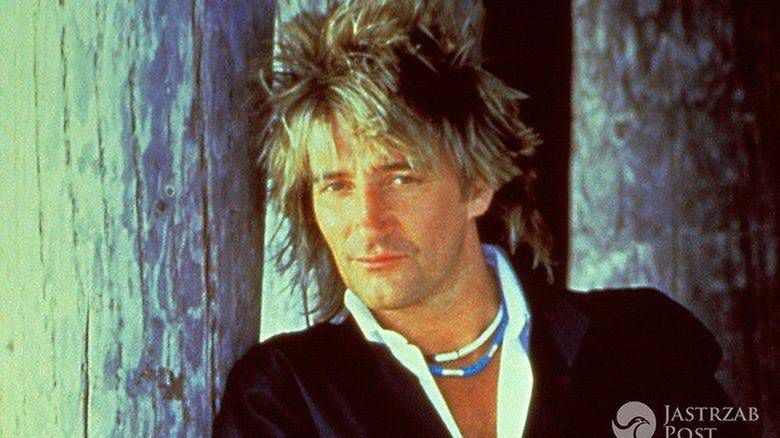 Rod Stewart podczas losowania Pucharu Szkocji