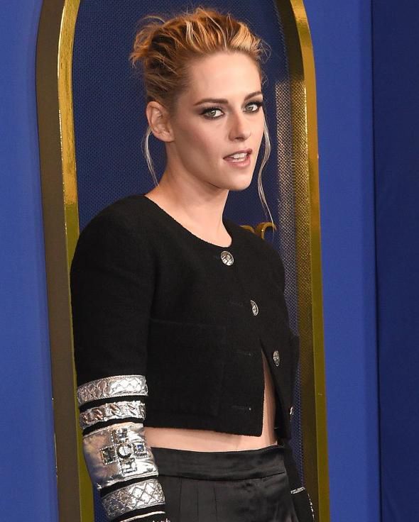 Kristen Stewart na tradycyjnym lunchu przed galą Oscary 2022 | fot. ONS