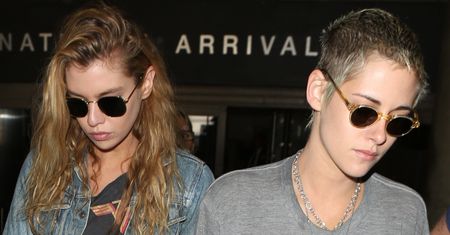 Kristen Stewart - z dziewczyną i byłym chłopakiem w jednym samolocie