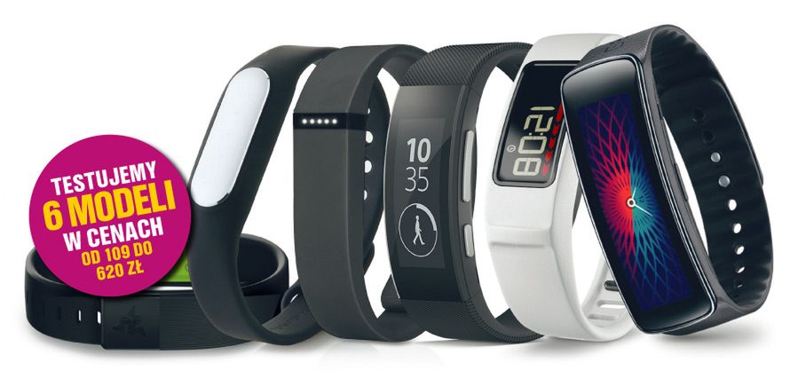 Test opasek typu smartband