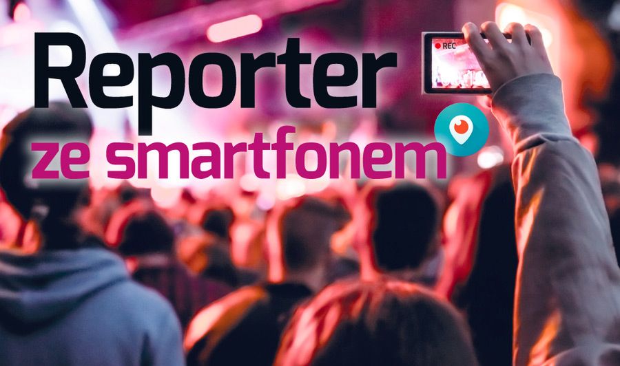 Reporter ze smartfonem