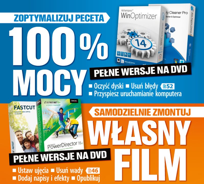 Przyspieszanie systemu i montaż filmów