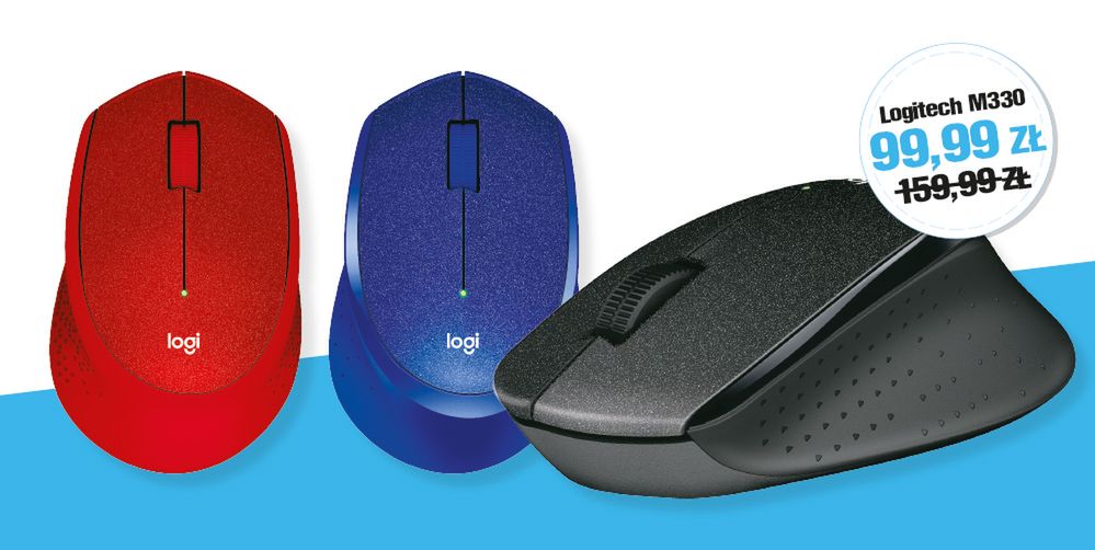 Promocja Logitech M330 - cicha jak mysz