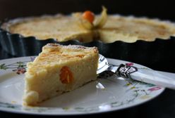 Kremowa rozkosz. Krucha tarta mascarpone z physalis