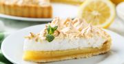 Tarta cytrynowa na kruchym spodzie z bezą