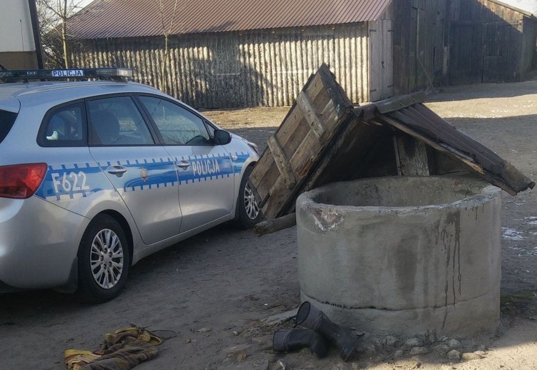 Rolnik wpadł do studni i prawie zamarzł