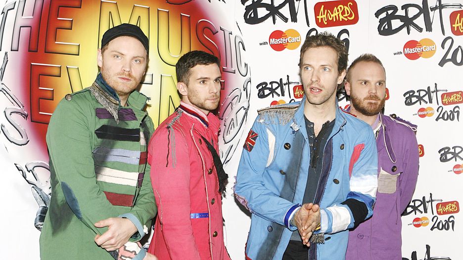Coldplay at the BRIT Awards