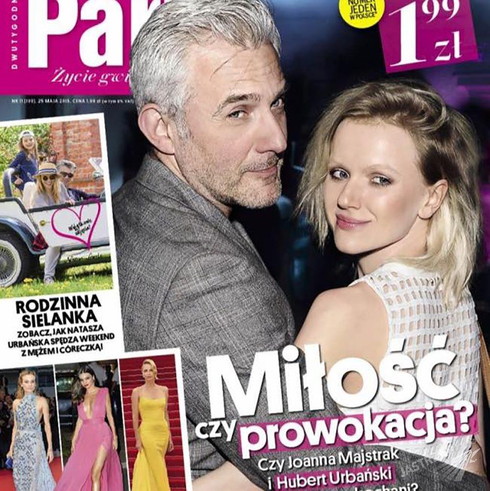 Hubert Urbański i Joanna Majstrak na okładce Party, fot. Facebook