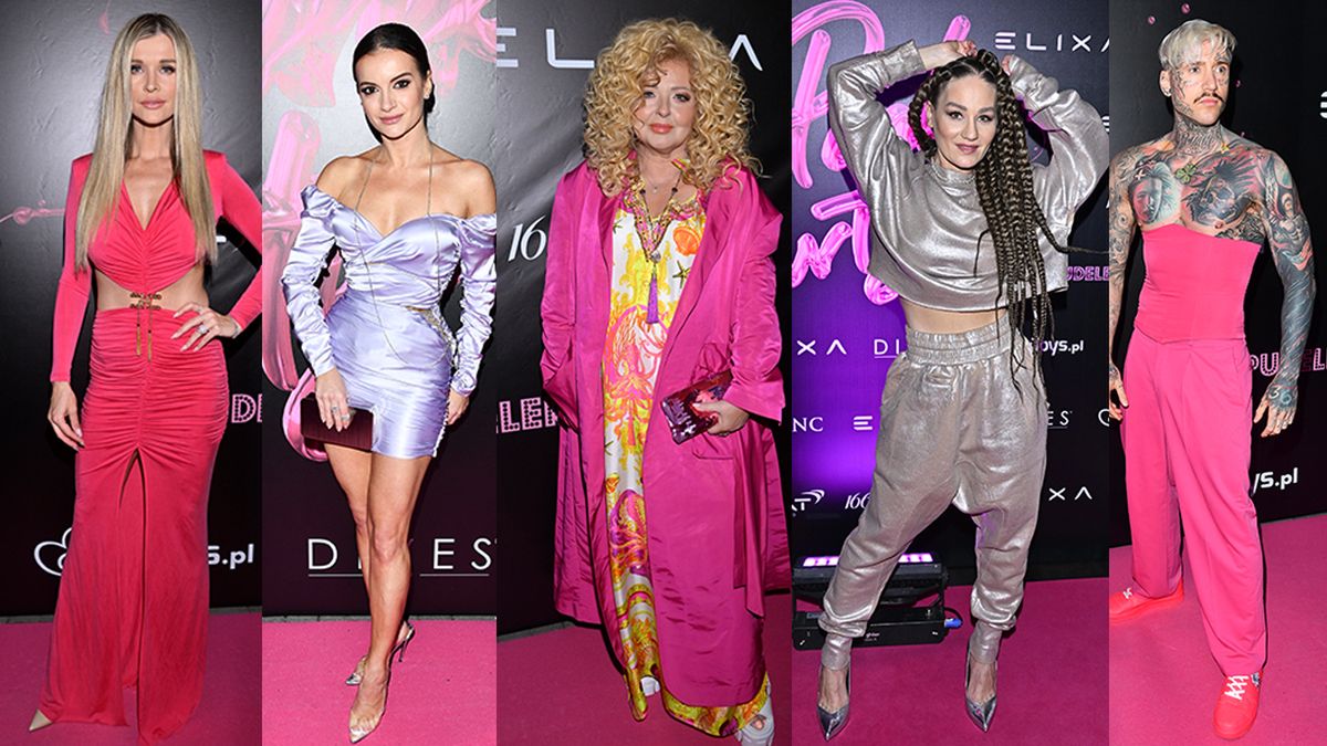 Gwiazdy na "Pudelek Pink Party": Joanna Krupa, Magda Gessler, Natalia Janoszek, Małgorzata Rozenek