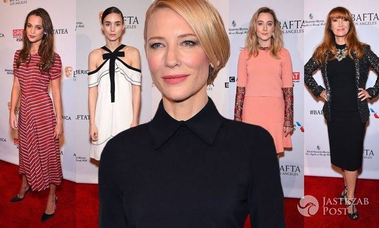 Gwiazdy na imprezie po ogłoszeniu nominacji do nagród BAFTA 2016. Cate Blanchett, Rooney Mara, Jane Seymour...