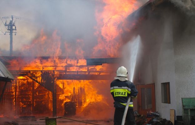 Bohaterskie zachowanie więźniów. Uratowali z pożaru kobietę i jej psa