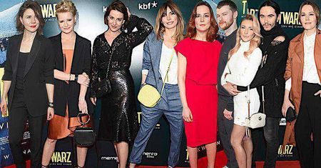 Gwiazdy na premierze filmu "Twarz": Małgorzata Kożuchowska, Maja Ostaszewska, Agnieszka Dygant