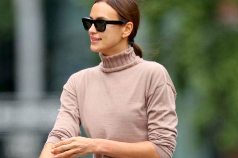 Irina Shayk - fryzura, okulary