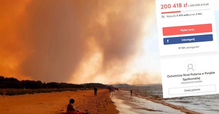 Pożary w Australii. "Ostrożnie ze zbiórkami, może się skończyć jak z Seicento dla Sebastiana"