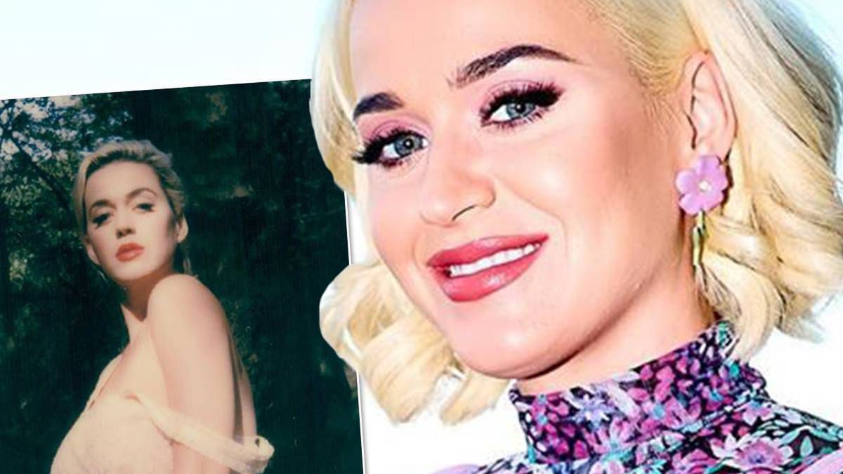 Katy Perry uczciła ciążę eteryczną sesją. Na okładce płyty pokazała sporych rozmiarów brzuszek