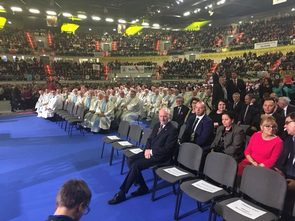 Antoni Macierewicz przybył jako pierwszy i czekał na pozostałych 