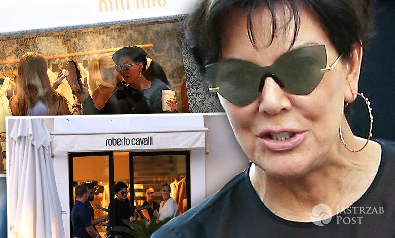 Kris Jenner w Saint Tropez zdjęcia