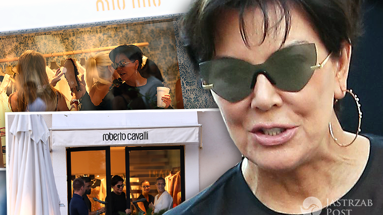 Kris Jenner w Saint Tropez zdjęcia
