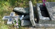Dewastacja cmentarza na Dolnym Śląsku. Policja wytropiła wandali