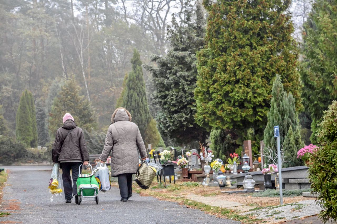 Ekspertki mody cmentarnej w popłochu. Nadciągają ciepłe zaduszki