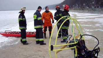 Mężczyźnie nic się nie stało