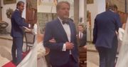 Wojciech Modest Amaro poprowadził córkę do ołtarza. Panna młoda wyglądała jak zjawisko. Co za piękna suknia!